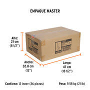 Tijera 10' multiusos, de acero inoxidable, EXPERT