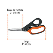 Tijera 8-1/2' multiusos, de acero inoxidable, EXPERT