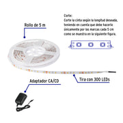 Tira LED 18 W para interior y exterior, 5 m, blanco, VOLTECK