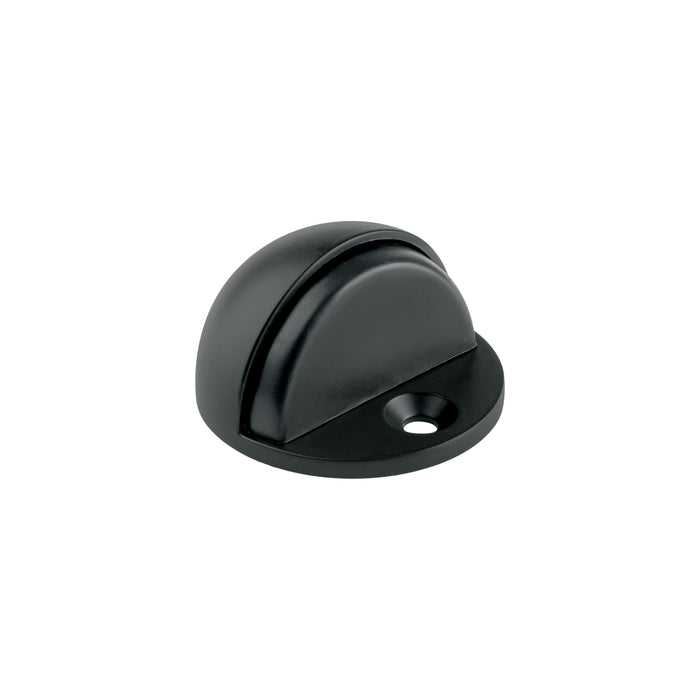 Tope tipo media luna para puerta, negro mate, HERMEX