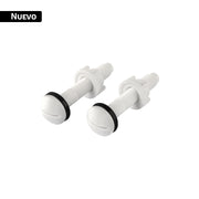Bolsa con 2 tornillos plásticos 5/16' x 65 mm para WC, FOSET