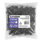 Bolsa con 40 tornillos 1/2' x 1-1/4' acero grado 5, FIERO