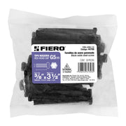 Bolsa con 30 tornillos 3/8' x 3-1/2' acero grado 5, FIERO