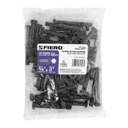 Bolsa con 40 tornillos 3/8' x 3' acero grado 5, FIERO