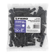 Bolsa con 40 tornillos 7/16' x 2' acero grado 5, FIERO