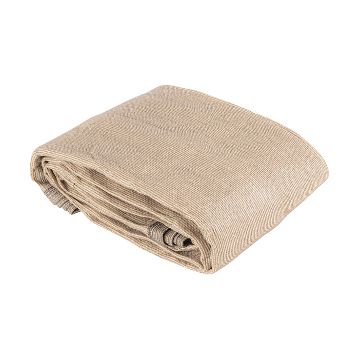 Toldo sombra 80%, raschel beige, 3m x 3m, FIERO