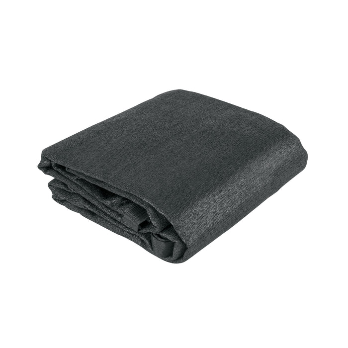 Toldo sombra 90%, raschel negro, 3m x 3m, FIERO