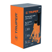 Caja con 2 torres de 3 ton para auto, TRUPER