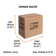 Caja con 2 torres de 3 ton para auto, TRUPER