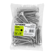 Bolsa con 20 tornillos 1/2' x 3' tipo coche, FIERO