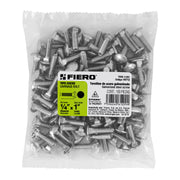 Bolsa con 100 tornillos 1/4' x 1' tipo coche, FIERO