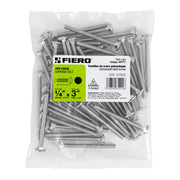 Bolsa con 50 tornillos 1/4' x 3' tipo coche, FIERO