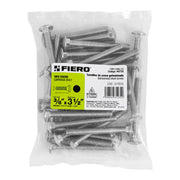 Bolsa con 30 tornillos 3/8' x 3-1/2' tipo coche, FIERO