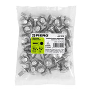 Bolsa con 50 tornillos 3/8' x 3/4' tipo coche, FIERO
