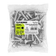 Bolsa con 50 tornillos 5/16' x 1-1/2' tipo coche, FIERO