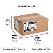 Bolsa con 50 tornillos 7/16' x 1-1/4' tipo coche, FIERO