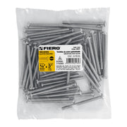 Bolsa con 50 tornillos 1/4' x 3' tipo estufa, FIERO