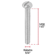 Bolsa con 200 tornillos 5/32' x 1-1/2' tipo estufa, FIERO