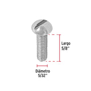 Bolsa con 400 tornillos 5/32' x 5/8' tipo estufa, FIERO