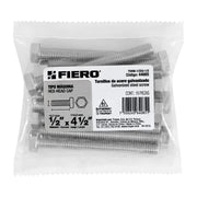 Bolsa con 10 tornillos 1/2' x 4-1/2' tipo máquina, FIERO