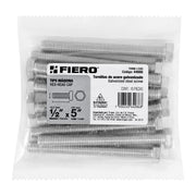 Bolsa con 10 tornillos 1/2' x 5' tipo máquina, FIERO