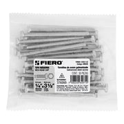 Bolsa con 30 tornillos 1/4' x 3-1/2' tipo máquina, FIERO