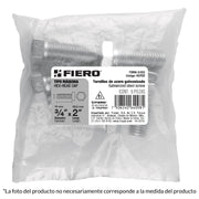 Bolsa con 4 tornillos 3/4' x 3' tipo máquina, FIERO