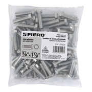 Bolsa con 70 tornillos 3/8' x 1-1/2' tipo máquina, FIERO