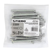 Bolsa con 30 tornillos 3/8' x 3-1/2' tipo máquina, FIERO