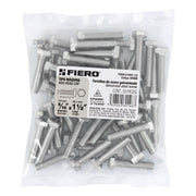Bolsa con 50 tornillos 5/16' x 1-1/2' tipo máquina, FIERO