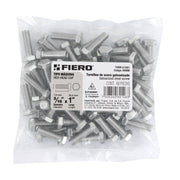 Bolsa con 60 tornillos 5/16' x 1' tipo máquina, FIERO