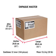 Blíster con 4 tornillos 5/16' x 2' tipo máquina, FIERO