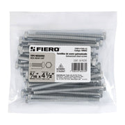 Bolsa con 30 tornillos 5/16' x 4-1/2' tipo máquina, FIERO