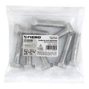 Bolsa con 8 tornillos 5/8' x 2-1/2' tipo máquina, FIERO