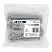 Bolsa con 15 tornillos 7/16' x 4-1/2' tipo máquina, FIERO