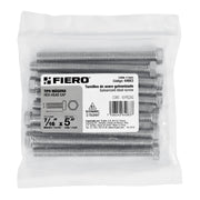Bolsa con 10 tornillos 7/16' x 5' tipo máquina, FIERO