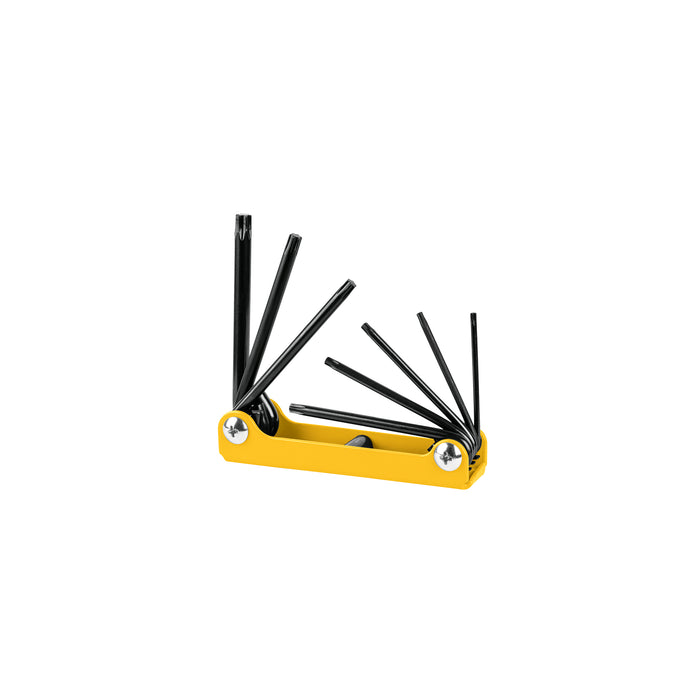 Juego de 8 llaves torx tipo navaja, lámina, a granel, PRETUL