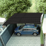 Toldo sombra 80%, monofilamento negro, 3.6m x 6m, FIERO