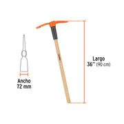 Talacho-pico 2.5 lb, mango de madera 36', TRUPER