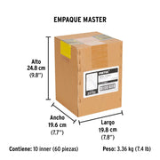 Tijera 5' para costura, de acero inoxidable, PRETUL
