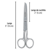 Tijera 5' para costura, de acero inoxidable, PRETUL