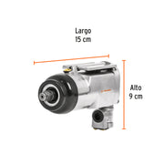 Llave (pistola) de impacto neumática 3/8', TRUPER