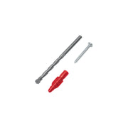 Kit de 20 taquetes 1/4' con pijas #8 y 1 broca 1/4', FIERO