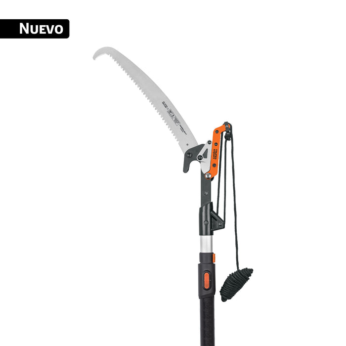 Cortador ramas altas 3.7 m, mango fibra de vidrio y aluminio