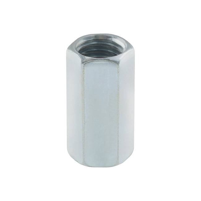 Bolsa con 5 tuercas cople, 1/2' acero galvanizado , FIERO