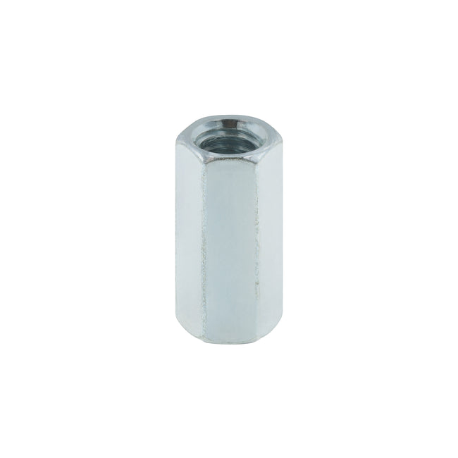 Bolsa con 5 tuercas cople, 1/4' acero galvanizado , FIERO