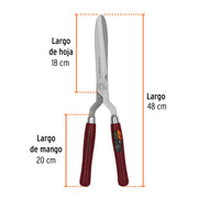 Tijera para poda 48 cm,forjada,mgos de madera, TRUPER EXPERT