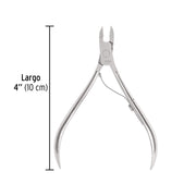 Alicate para manicure 4', cabeza recta, punta corta, PRETUL
