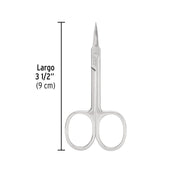 Tijera para manicure 3-1/2', punta extrafina, PRETUL
