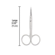Tijera manicure 3-1/2', punta fina, PRETUL
